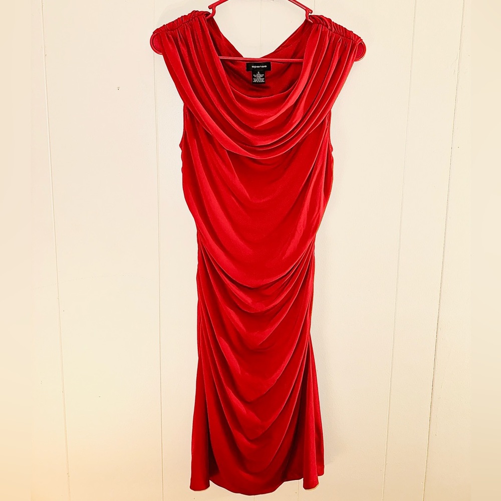 Form Fitting Ruffled Dress